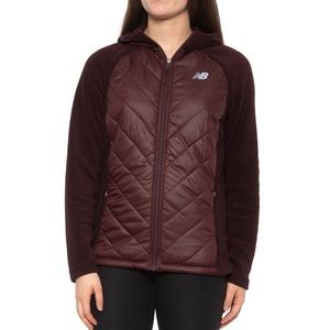 🆕 New Balance Polar Quilt Fleece deep red ☔️water resistant